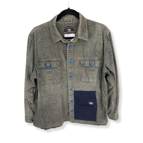Sobrecamisa detalles azules